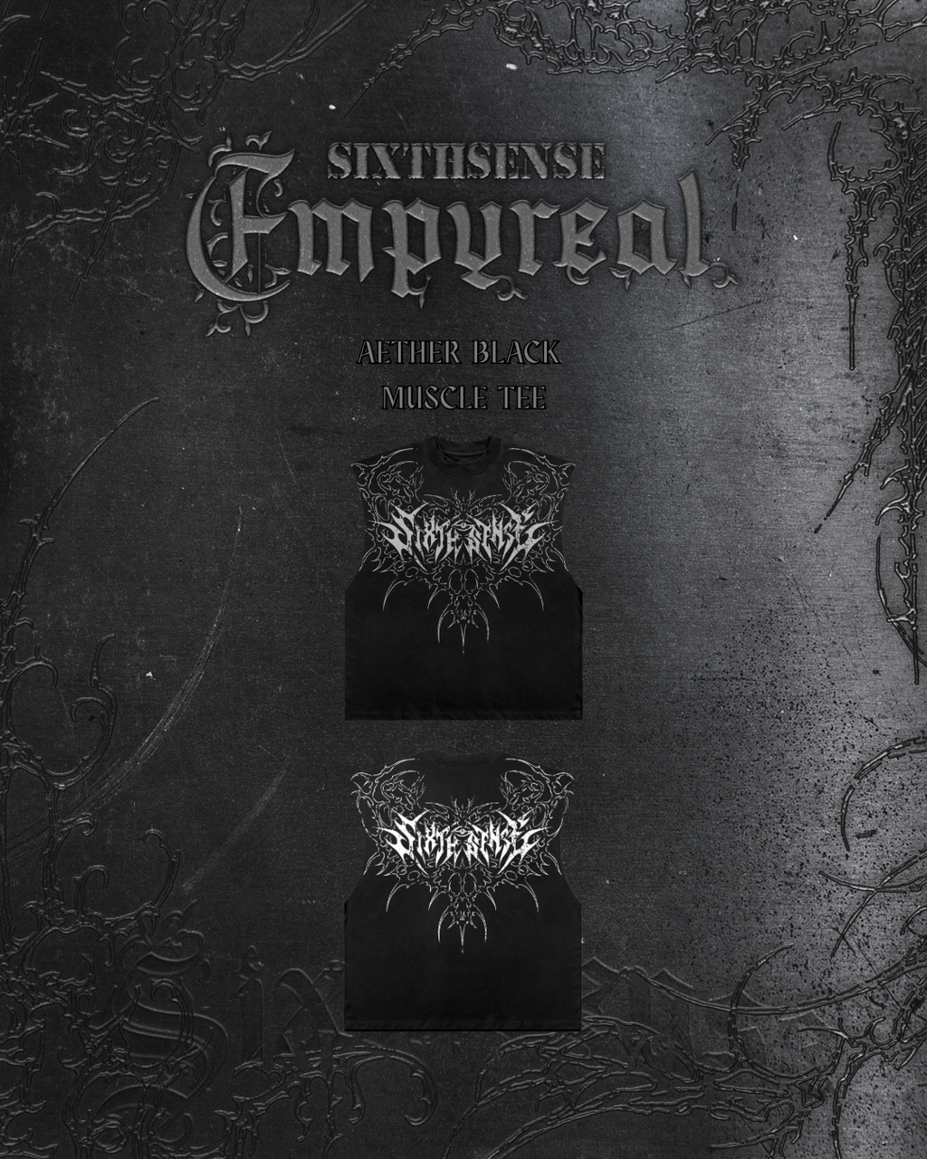 Aether Black Empyreal Muscle Tee
